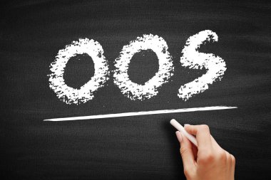 OOS - Borsa kısaltması yok, karatahtadaki iş kavramı