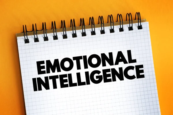 Эмоциональный Интеллект Способность Воспринимать Использовать Понимать Управлять Управлять Эмоциями Текстовая — стоковое фото