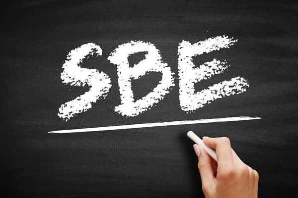 SBE Subacute Bakteriyel Endokardit - Endokarditin türü, karatahtanın üzerindeki kısaltma metni