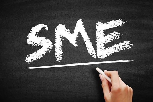 Sme Small Medium Sized Enterprises Businesses Whose Personnel Numbers Fall — 图库照片