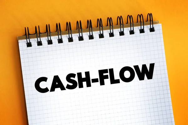 Cash Flow Medição Quantidade Dinheiro Que Entra Sai Seu Negócio — Fotografia de Stock