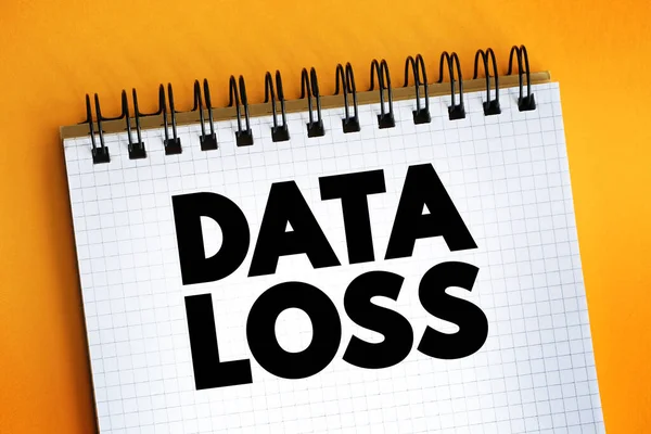 Perda Dados Condição Erro Sistemas Informação Que Informação Destruída Por — Fotografia de Stock