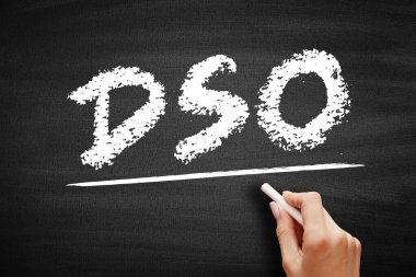 DSO Günleri En İyi Satışlar - bir şirketin satıştan sonra ödemeyi toplaması için gereken ortalama gün sayısı, karatahta kısaltma metni