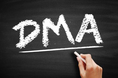 DMA Doğrudan Pazar Erişimi - elektronik tesislere erişim ve finansal piyasa takaslarının sipariş kitapları, karatahta kısaltma metni