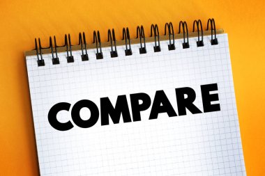 Not defteri, kavram arkaplanı üzerindeki metni karşılaştır