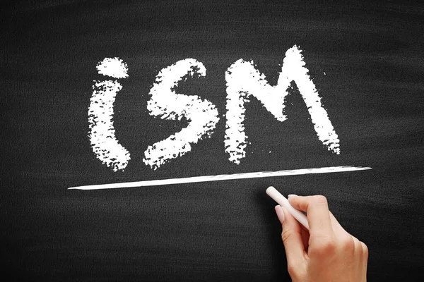 Ism Institute Supply Management Fornisce Certificazione Sviluppo Istruzione Ricerca Individui — Foto Stock