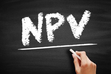 NPV Net Sunum Değeri - nakit akışı, projenizin geri dönüşü ile kara tahtadaki ilk yatırımınızın, kısaltma metninizin geri dönüşünün karşılaştırıldığında