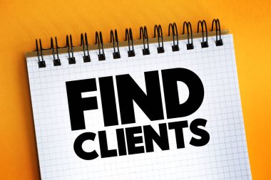 Not defterinde istemci metni bul, konsept arkaplan