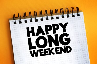 Not defterinde Mutlu Uzun Hafta Sonu metinleri, kavram arka planı