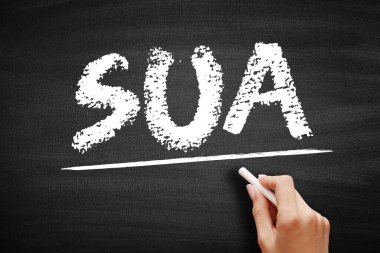 SUA - Anlaşmanın kısaltması, karatahtadaki iş kavramı