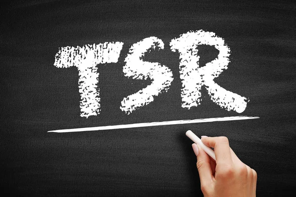 Tsr Total Shareholder Return Medida Desempenho Das Ações Ações Diferentes — Fotografia de Stock