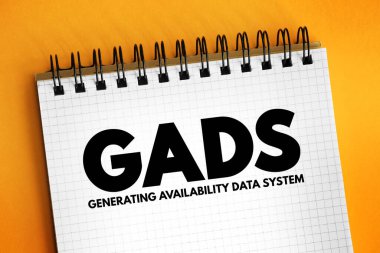 GADS - Not defteri üzerinde Kullanılabilirlik Veri Sistemi kısaltma metni oluşturuluyor, kısaltma kavramı arkaplanı