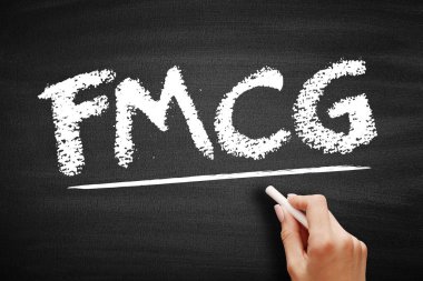 FMCG Hızlı Taşıyıcı Tüketici Ürünleri - hızlı ve nispeten düşük maliyetli ürünler, karatahta kısaltma metni