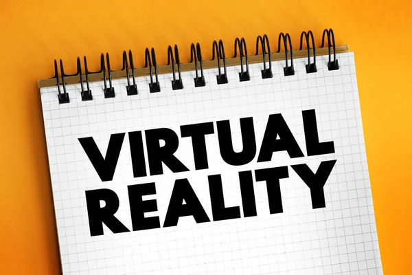 Realidad Virtual Entorno Generado Por Computadora Con Escenas Objetos Que —  Fotos de Stock