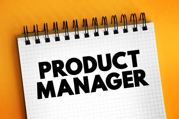 Product Manager Ruolo Professionale Che Responsabile Dello Sviluppo Prodotti Organizzazione — Foto Stock