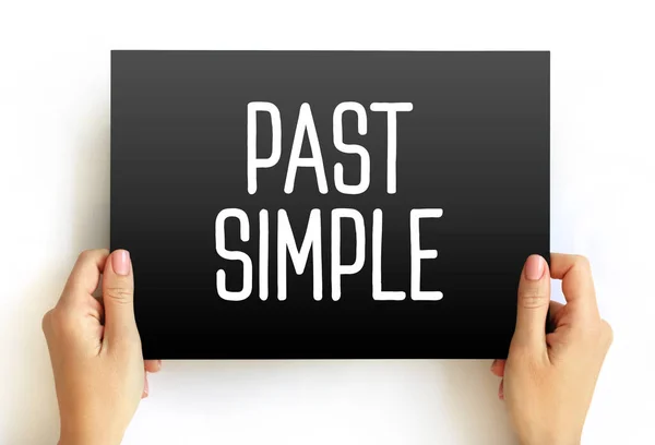 Simple Past Tense图库照片 免版税simple Past Tense图片 Depositphotos