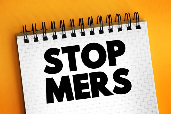 Stop Mers Text Anteckningsblock Hälsa Koncept Bakgrund — Stockfoto