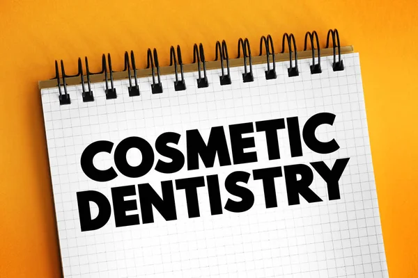 Cosmetic Dentistry Method Professional Oral Care Focuses Improving Appearance Your — Stock Photo, Image