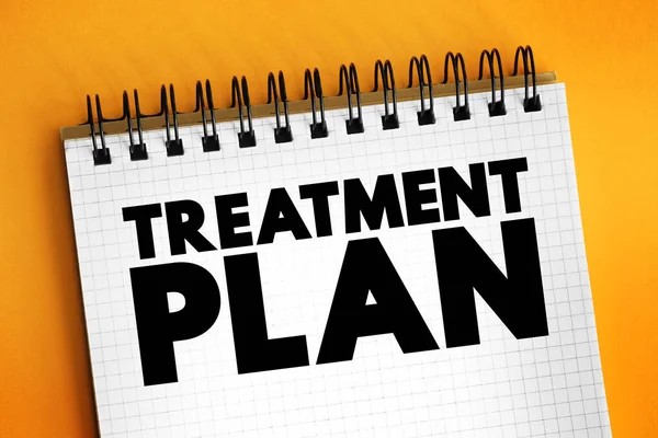Treatment Plan Detailed Plan Information Patient Disease Treatment Options Disease — Stock Photo, Image