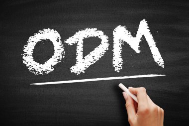 ODM Orijinal Tasarım Üreticisi - bir ürün tasarlayan ve üreten şirket, belirtildiği gibi, daha sonra başka bir firma tarafından yeniden markalaştırılır.