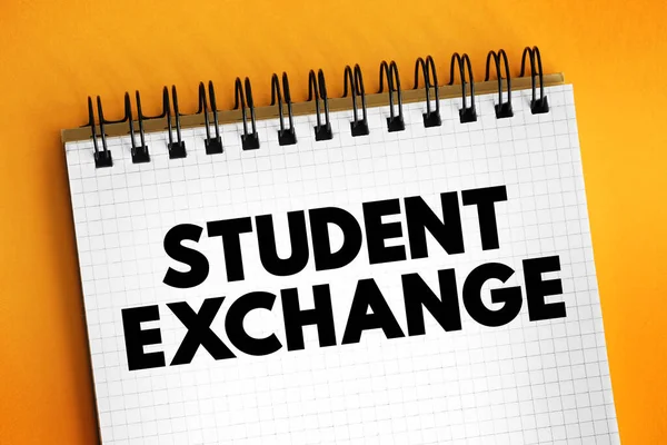 Ανταλλαγή Φοιτητών Πρόγραμμα Στο Οποίο Μαθητές Δευτεροβάθμιας Εκπαίδευσης Πανεπιστημίου Σπουδάζουν — Φωτογραφία Αρχείου
