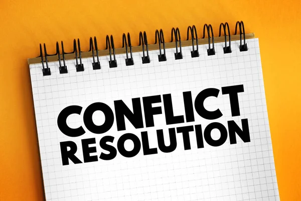 Conflict Resolution Way Two More Parties Find Peaceful Solution Disagreement — Stock Photo, Image