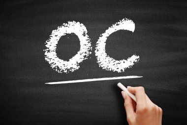 OC Opportunity (OC Opportunity Maliyeti) - karatahta kısaltması olan alternatif bir faaliyete bağlı olarak, bu faaliyete katılmanın yol açacağı değer kaybı veya fayda kaybı