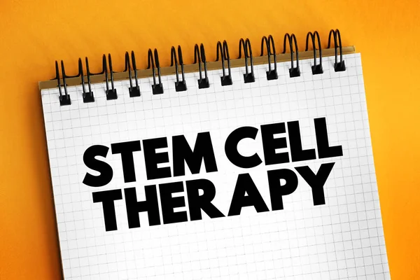 Stamcellsterapi Användning Stamceller För Att Behandla Eller Förebygga Sjukdom Eller — Stockfoto