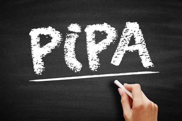 Pipa Закон Про Захист Інтелектуальної Власності Акронім Текстова Концепція Дошці — стокове фото