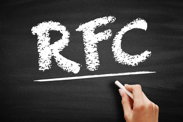 Rfc Request Comments Pubblicazione Una Serie Dai Principali Organismi Sviluppo — Foto Stock