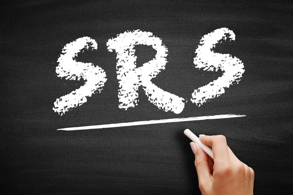 SRS - Yazılım Gerekli Belirtileri, geliştirilecek bir yazılım sisteminin bir tanımı, karatahta kısaltma metin kavramı