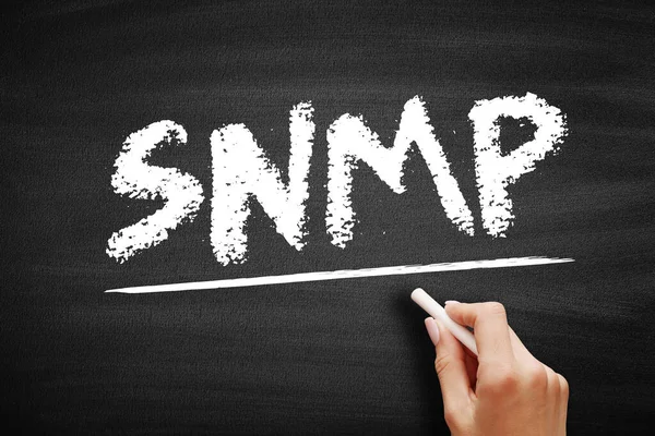 Snmp Простий Протокол Управління Мережею Англ Simple Network Management Protocol — стокове фото