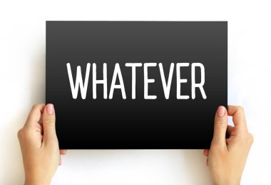 Karttaki hangi metin, iş konsepti geçmişi