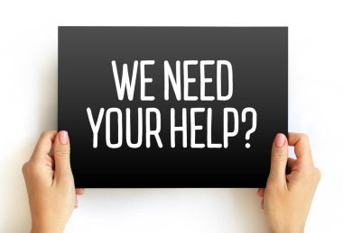 Kartvizit, konsept özgeçmişi için yardımınıza ihtiyacımız var.