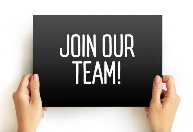 Ekip metnimize giriş kartı, konsept arkaplan