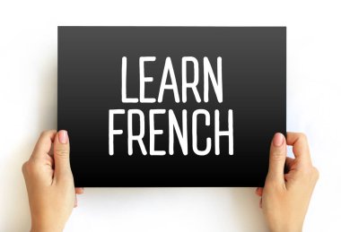 Kartta Fransızca metin, konsept özgeçmişi öğren