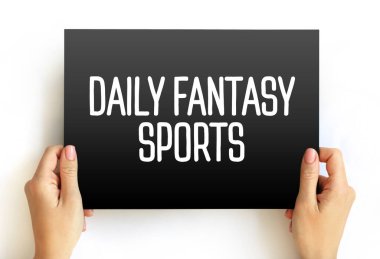 Günlük Fantezi Spor metni, konsept arka plan