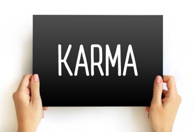 Karma metin üzerinde, kavram arkaplan
