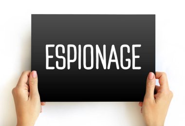 Karttaki casusluk metni, kavram geçmişi