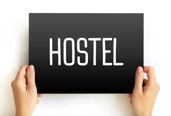 Hostel Förmånlig Kortsiktig Gemensam Social Logi Där Gästerna Kan Hyra — Stockfoto