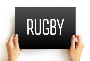 Kartta rugby metni alıntısı, spor konsepti geçmişi