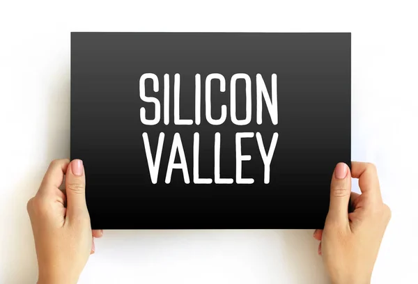 Silicon Valley Región Norte California Que Sirve Como Centro Global —  Fotos de Stock