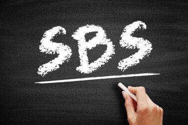 SBS - Hastalık İnşa Sendromu, karatahta üzerindeki kısaltma tıbbi kavramlarda görülen çeşitli spesifik olmayan semptomlardır.