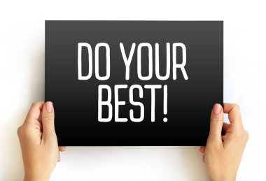 En iyi metninizi kartta, konsept arka planda yapın