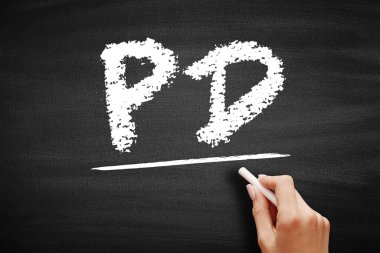 PD - Kamu malı, hiçbir özel fikri mülkiyet hakkının uygulanmadığı yaratıcı çalışmalardan, kara tahtada kısaltma kavramından oluşur