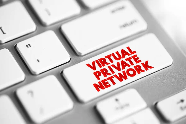 Virtual Private Network Verschlüsselte Verbindung Über Das Internet Von Einem — Stockfoto