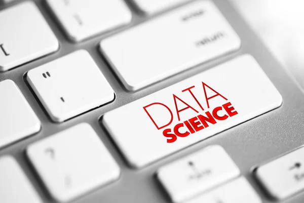 Data Science Field Uses Scientific Methods Processes Algorithms Systems Extract — Stok fotoğraf