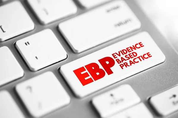 Ebp Evidence Based Practice Idea Occupational Practices Ought Based Scientific — Stok fotoğraf