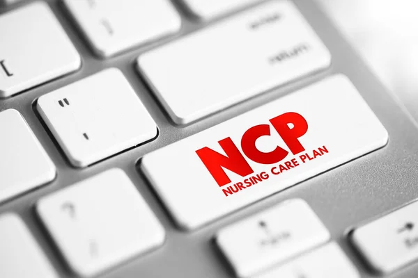 NCP Nursing Care Plan - provides direction on the type of nursing care the individual, family, community may need, acronym text button on keyboard