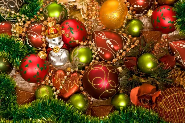 Chrismas-tree Decorations — Stock Photo, Image